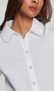 SOO PEARL POPLIN SHIRT
