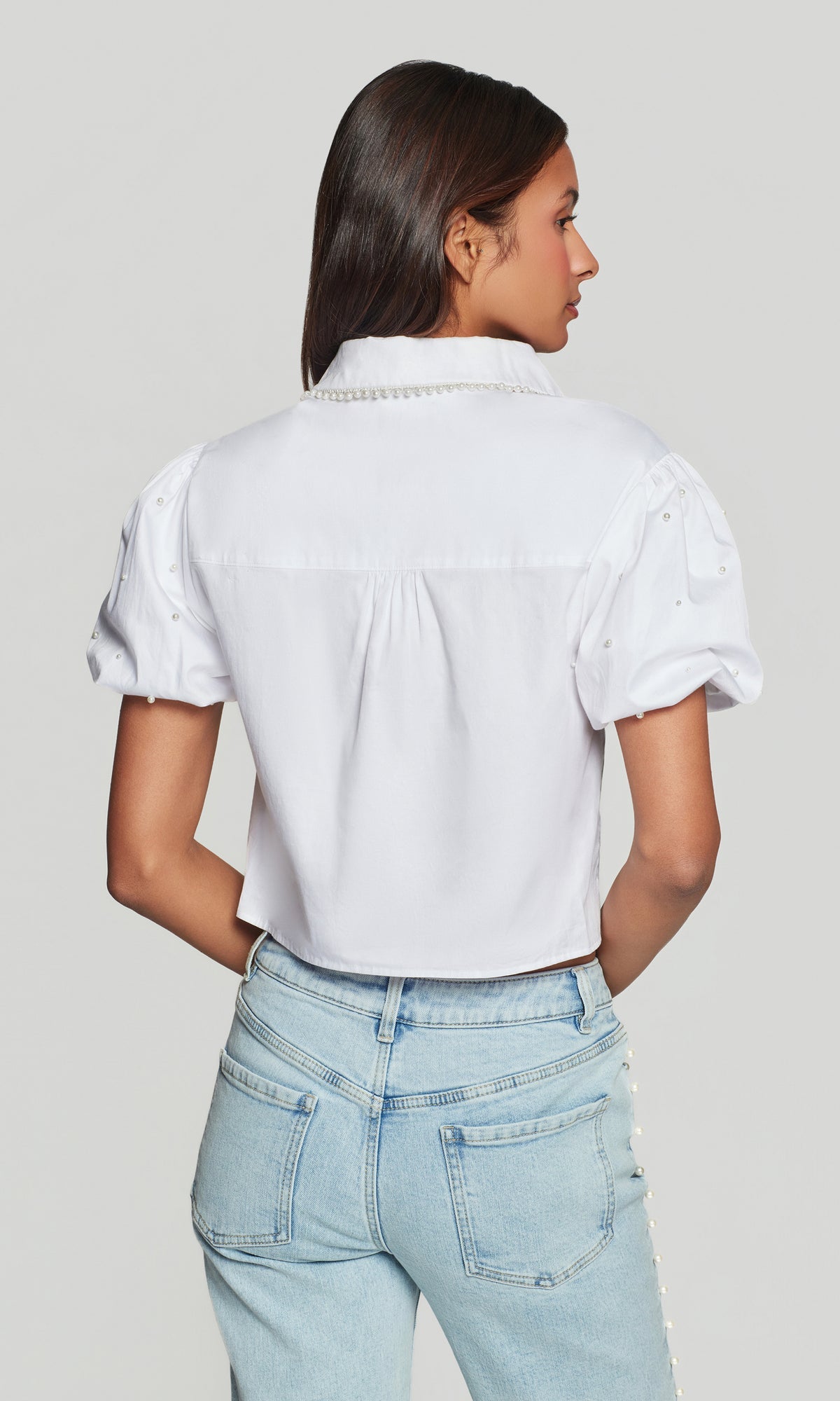 SOO PEARL POPLIN SHIRT