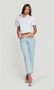 SOO PEARL POPLIN SHIRT