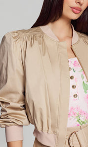 SARIAH COTTON SATEEN BOMBER