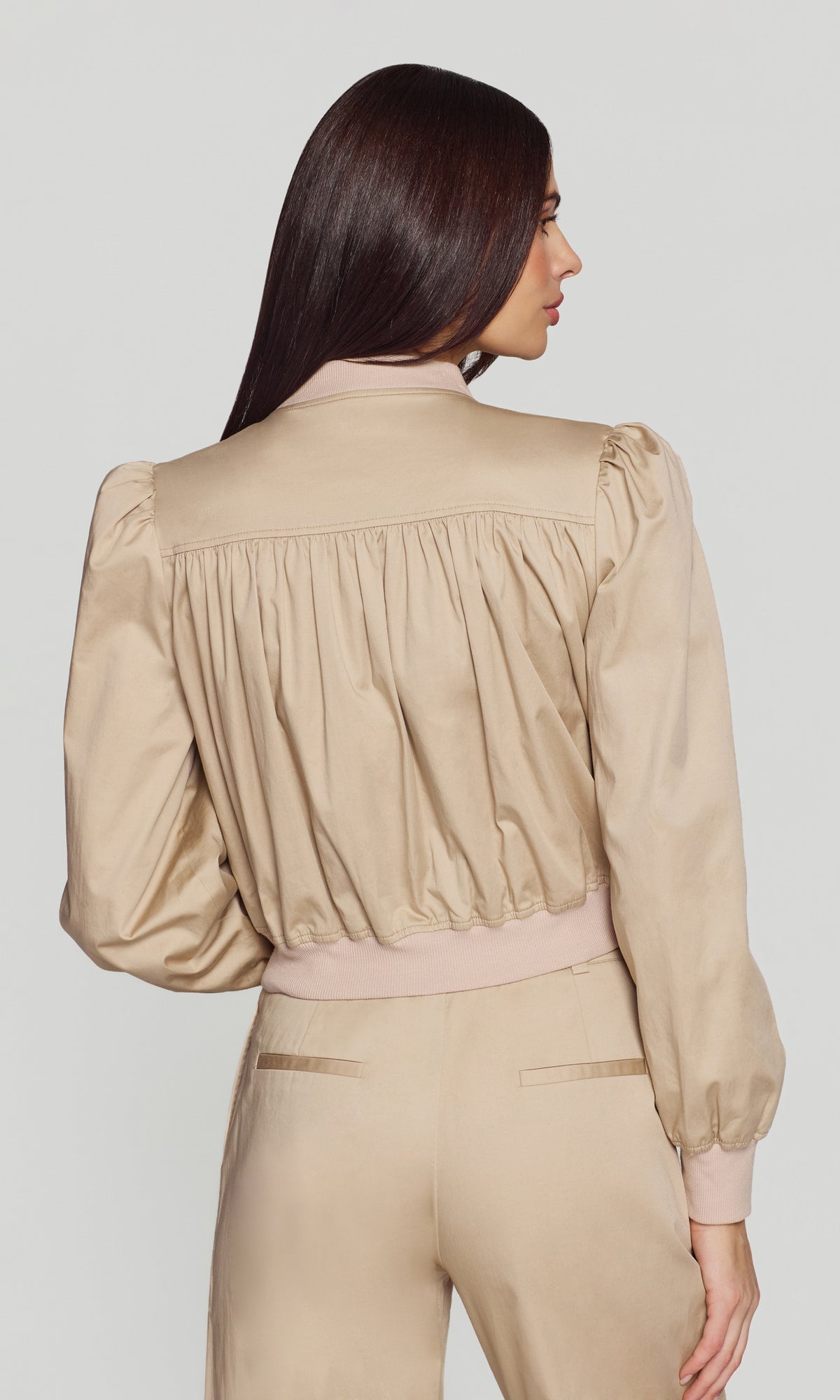 SARIAH COTTON SATEEN BOMBER