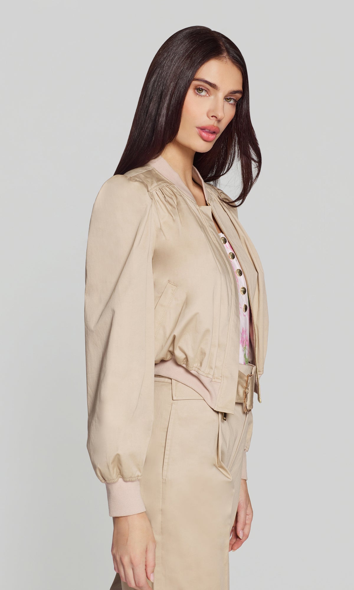 SARIAH COTTON SATEEN BOMBER