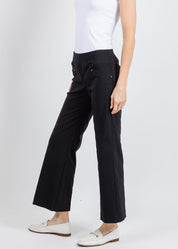 27" Control Stretch Grommet Wide Leg Pants