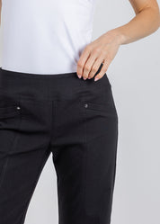 27" Control Stretch Grommet Wide Leg Pants