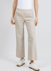 27" Control Stretch Grommet Wide Leg Pants