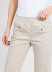 27" Control Stretch Grommet Wide Leg Pants