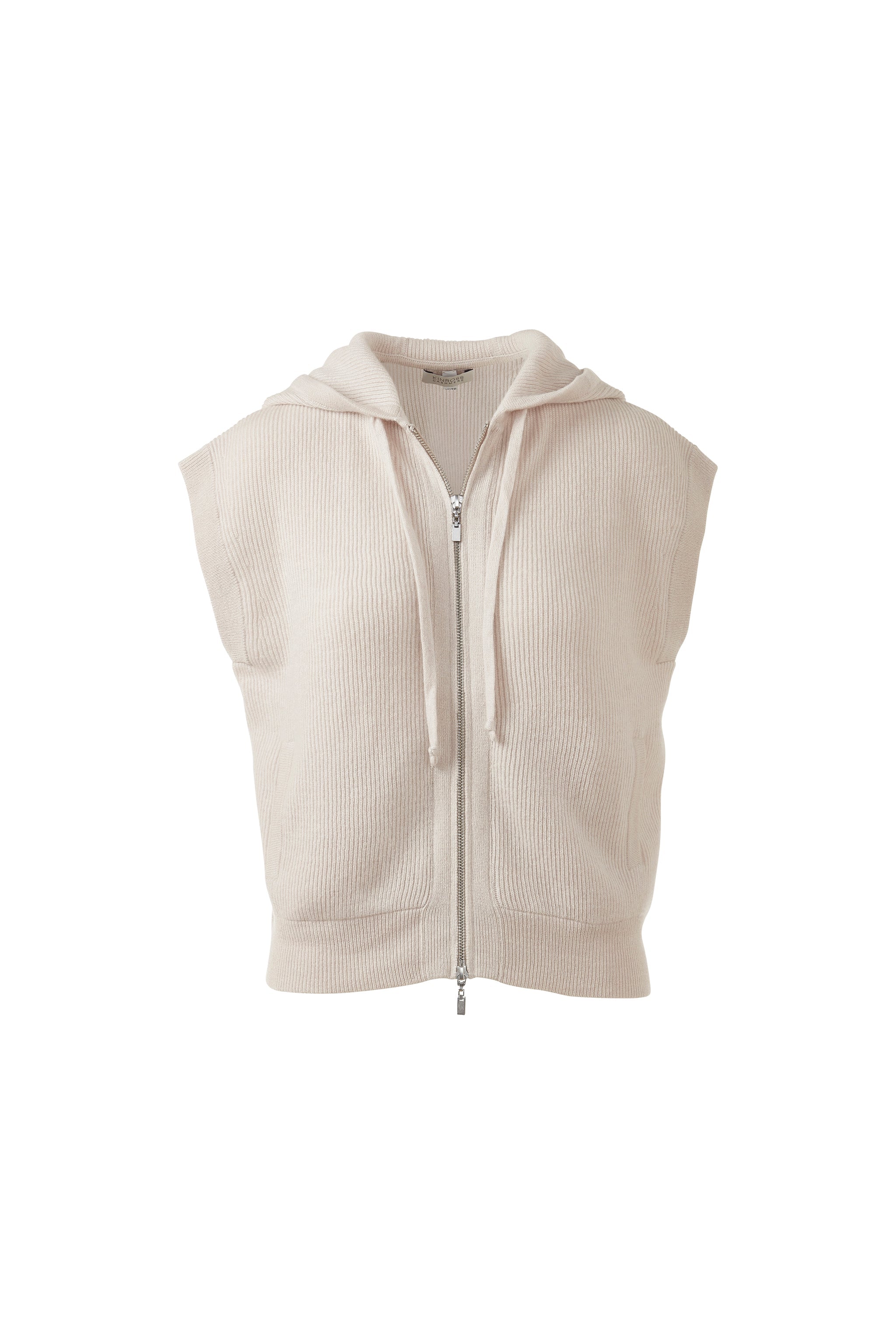 S/L RIB ZIP HOODIE
