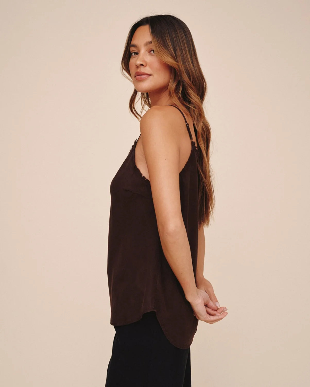Frayed Tencel Cami