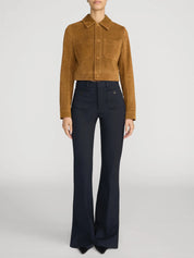 The Flare Trouser Shrunken Pocket | Navy