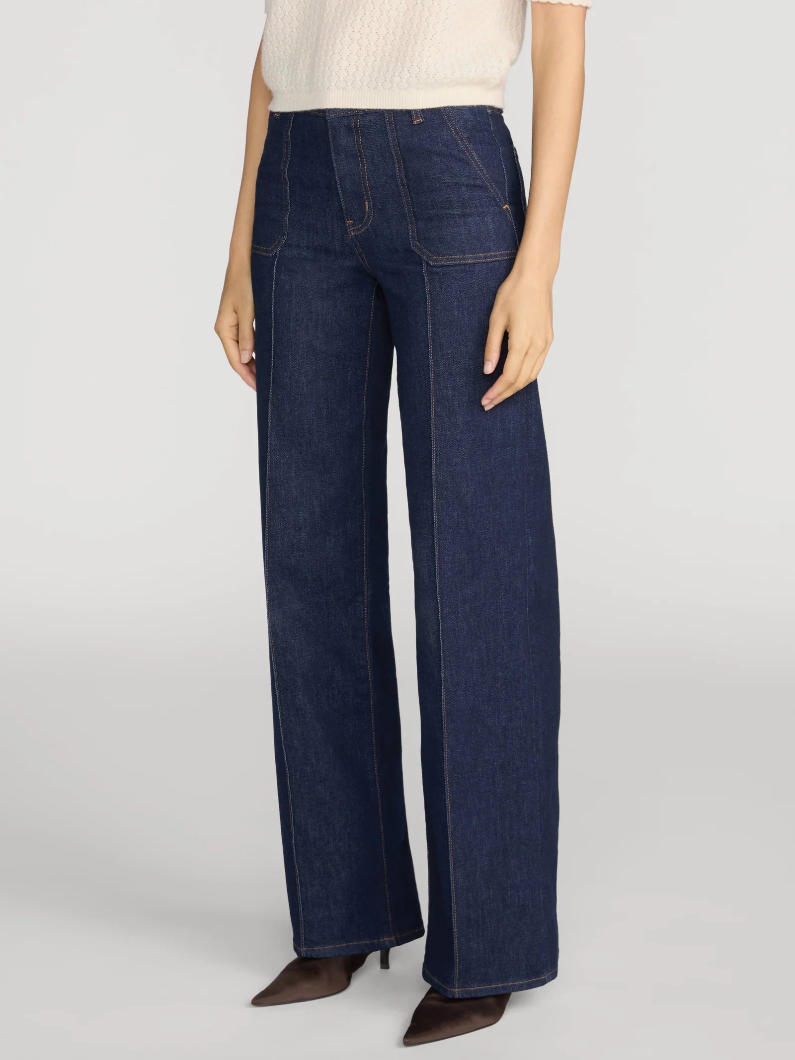 Le Slim Palazzo Pintuck Pocket | Rinse