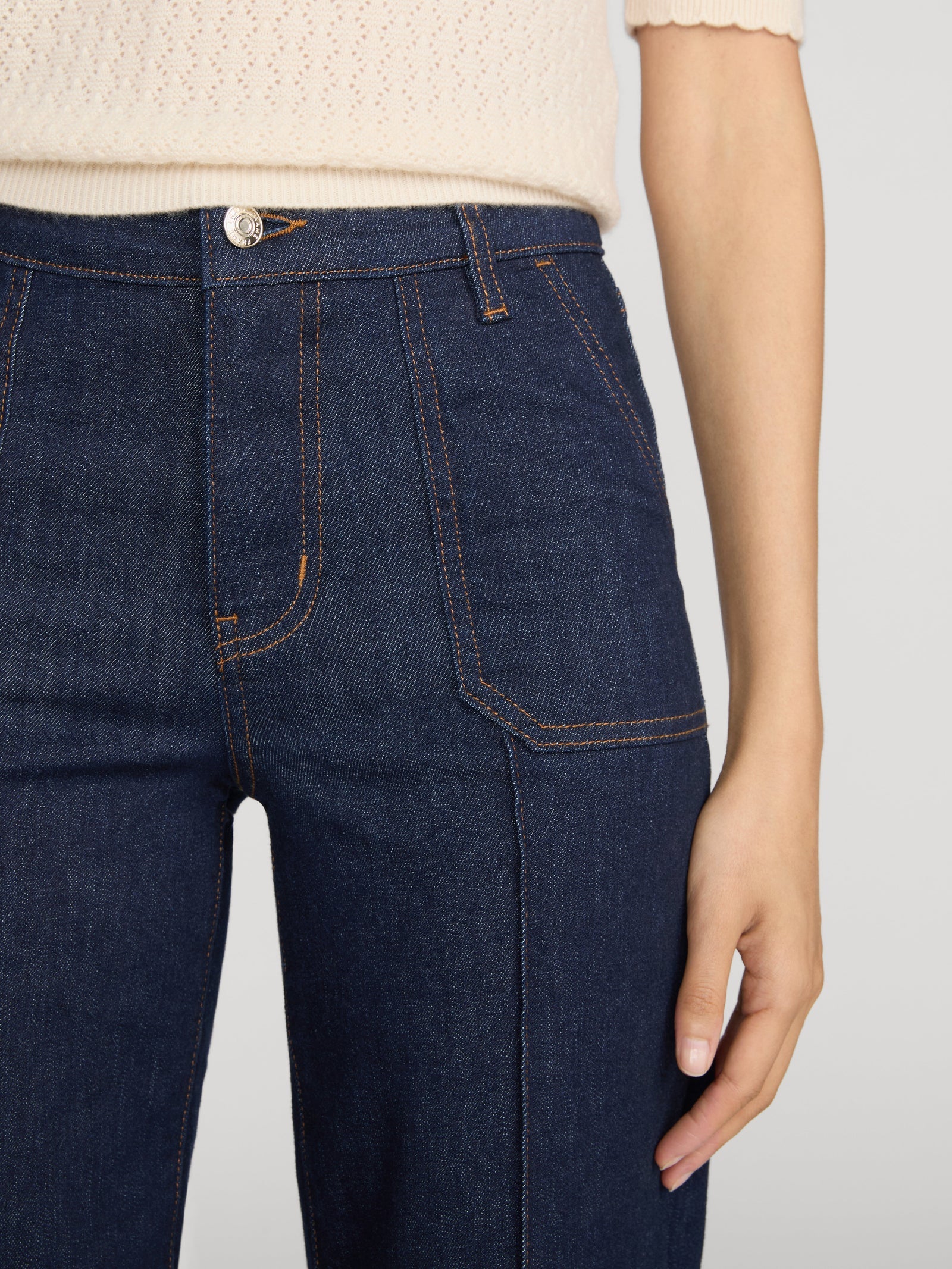 Le Slim Palazzo Pintuck Pocket | Rinse