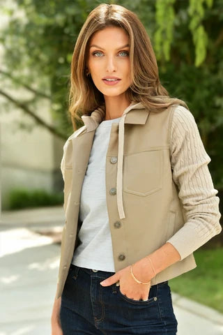 Cable Sleeve Jacket With Hood