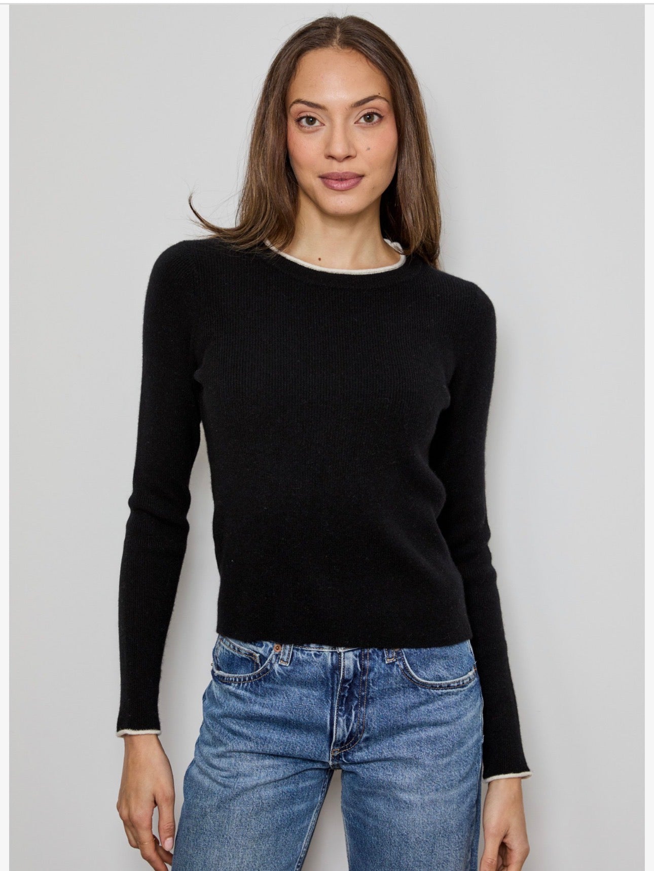 Layered Long Sleeve Crew