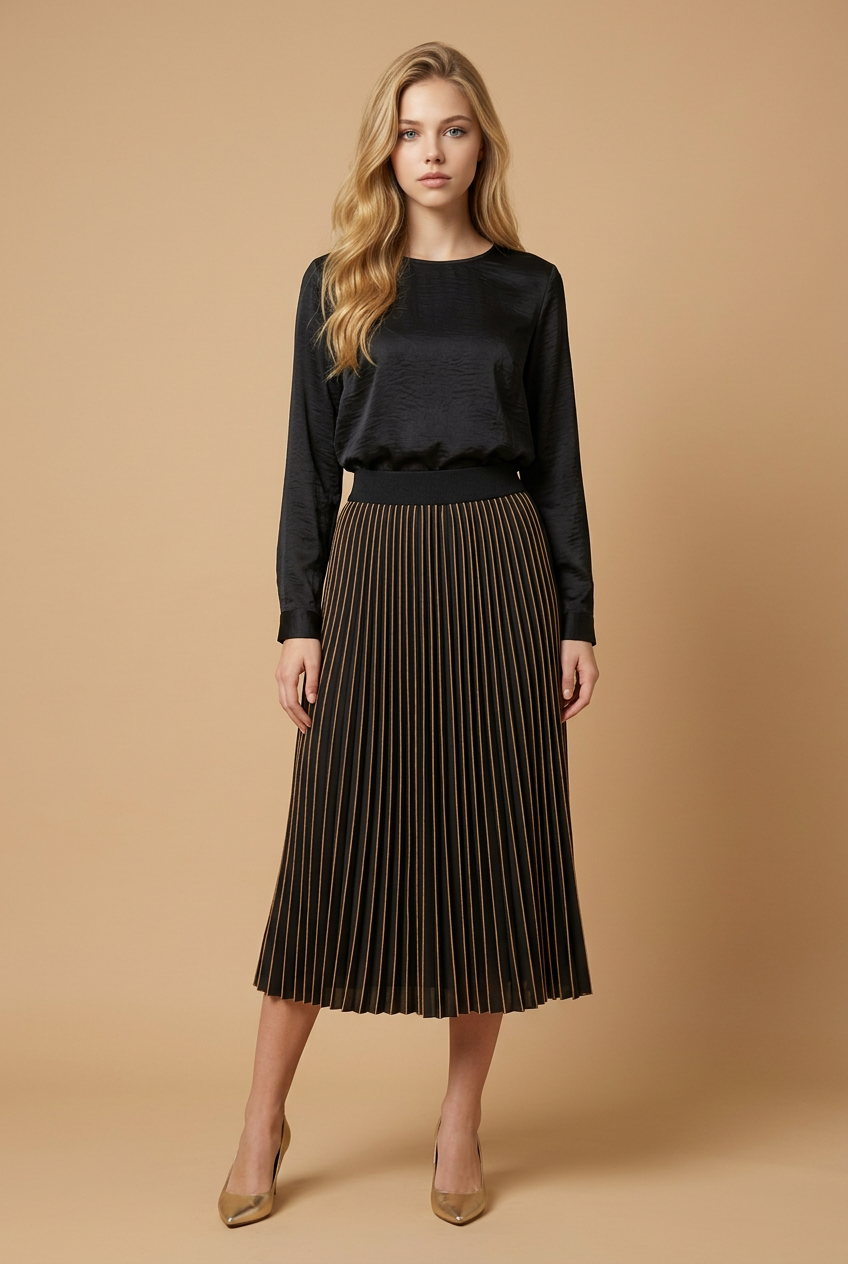 Accordian Pleat Skirt