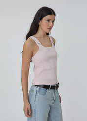 Snap tank in pink