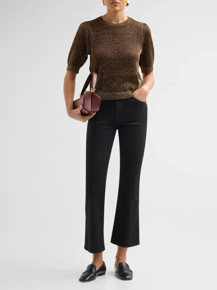 The Lurex Gathered Sweater