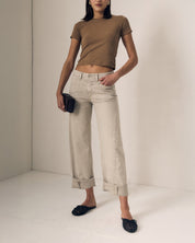 Selena Crop Cuffed