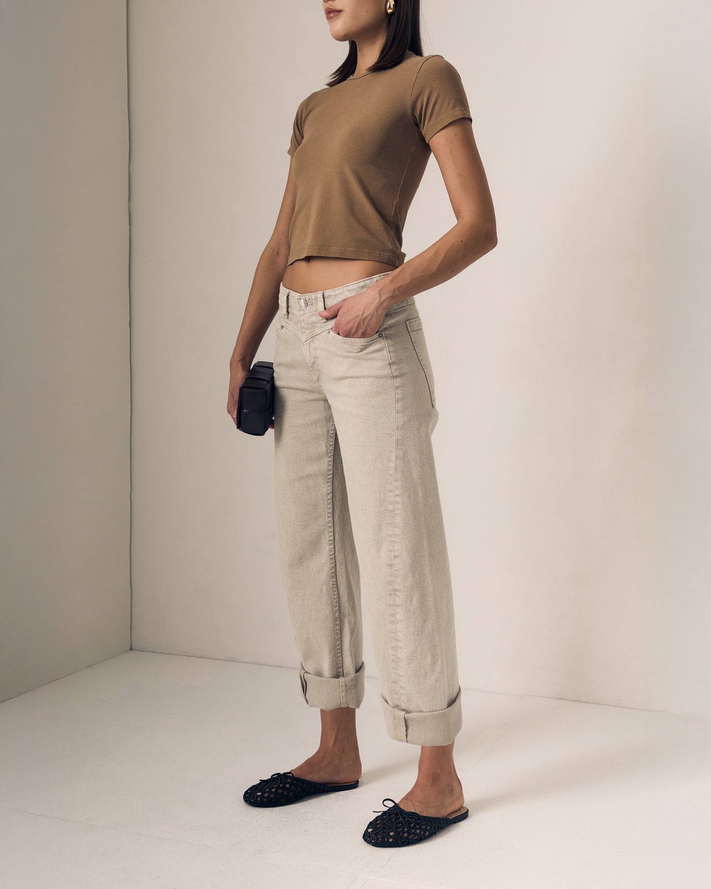 Selena Crop Cuffed