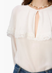 MARILA CHIFFON BLOUSE WHITE
