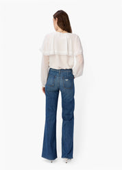 MARILA CHIFFON BLOUSE WHITE