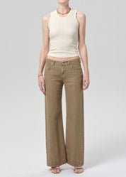 Nora Linen Trouser Leg