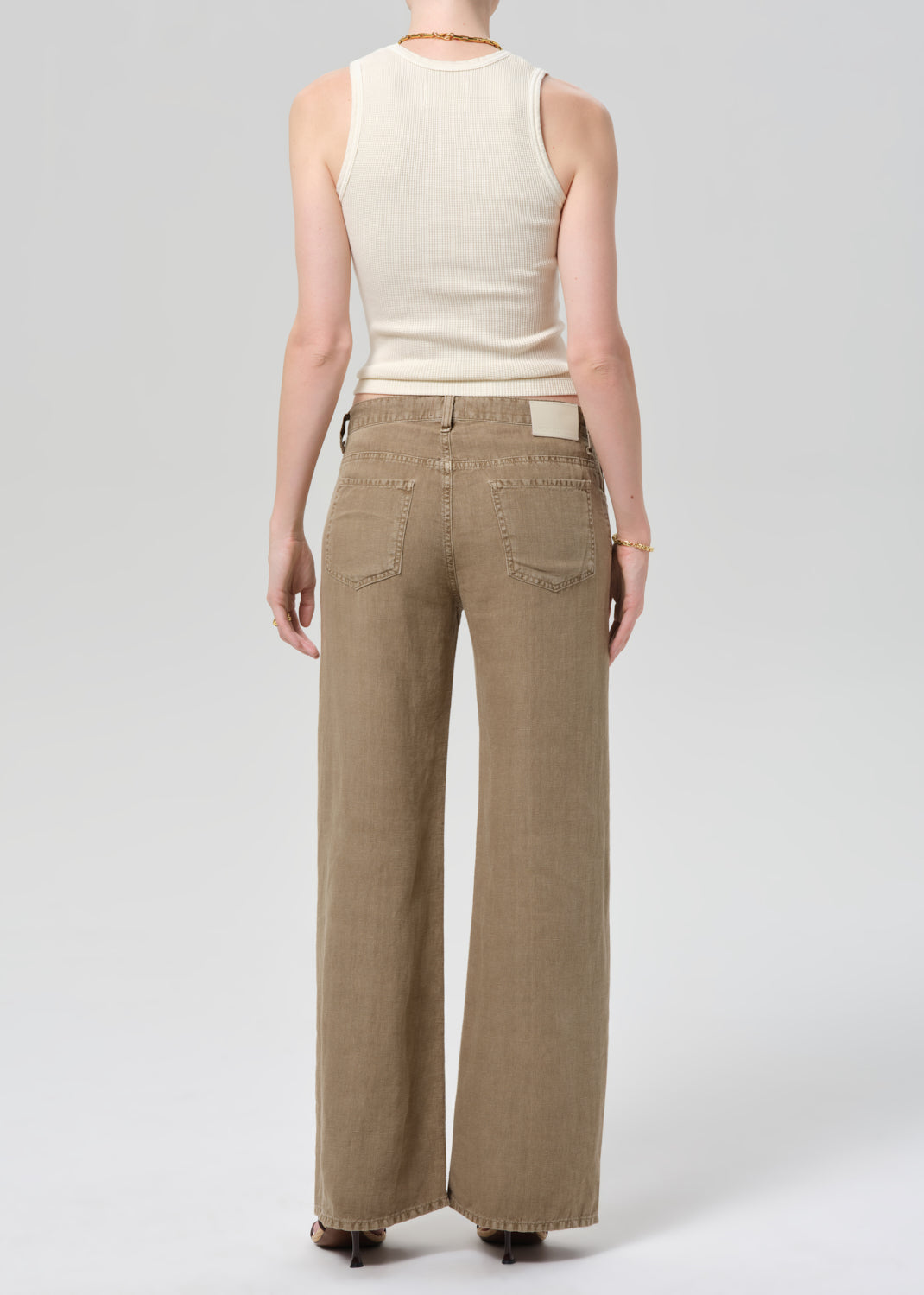 Nora Linen Trouser Leg