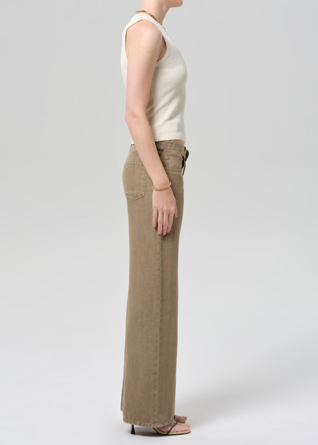 Nora Linen Trouser Leg