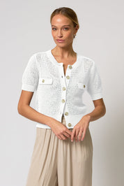 Iris Tape Yarn Cardi