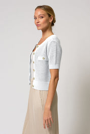 Iris Tape Yarn Cardi