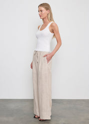 MILITARY RIB CROP TANK