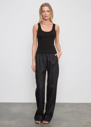 MILITARY RIB CROP TANK