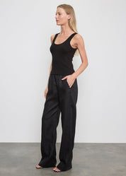 MILITARY RIB CROP TANK