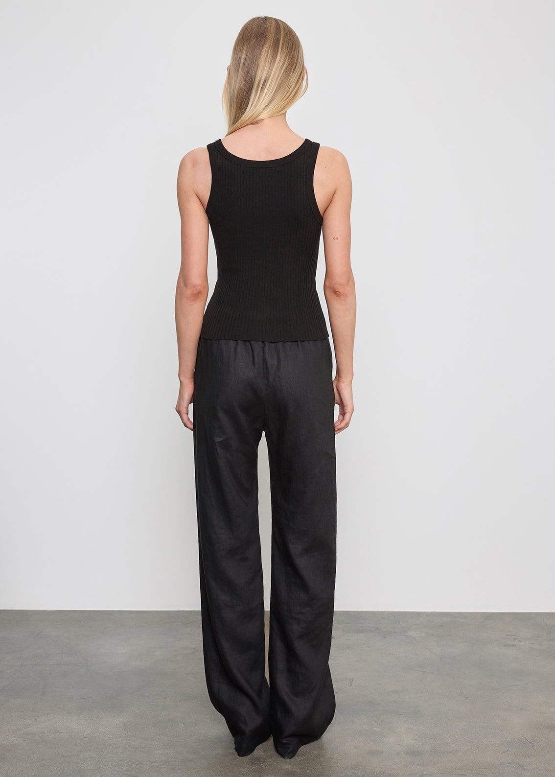 MILITARY RIB CROP TANK