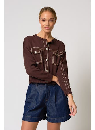 DEAN TOPSTITCH SWEATER