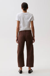SABRINA CURVED UTILITY PANTS - LINDT