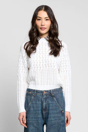 Wren Bandana Printed Twofer Sweater