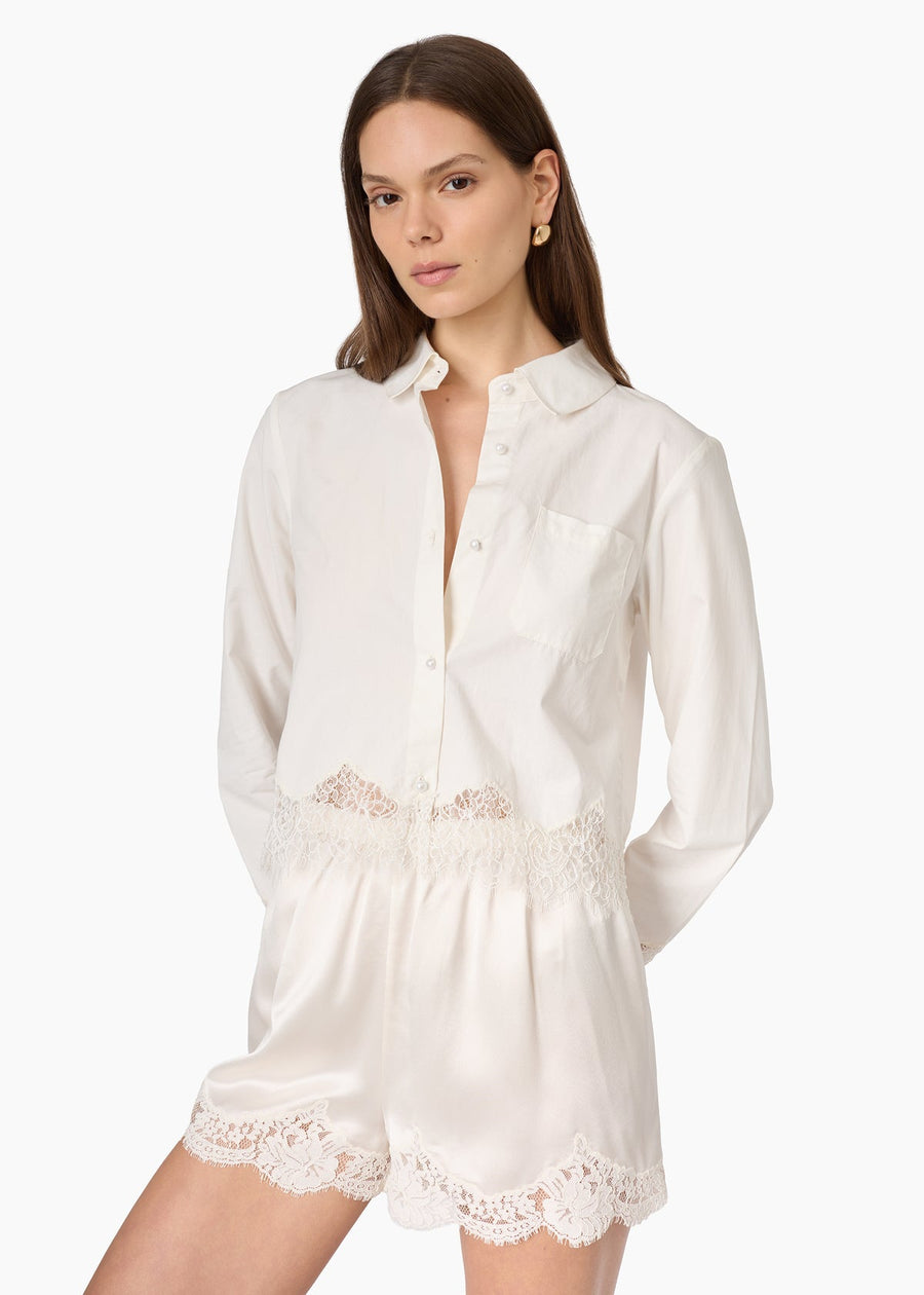 NAPIER COTTON POPLIN SHIRT
