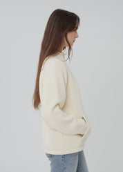 Snap Collar Sweater