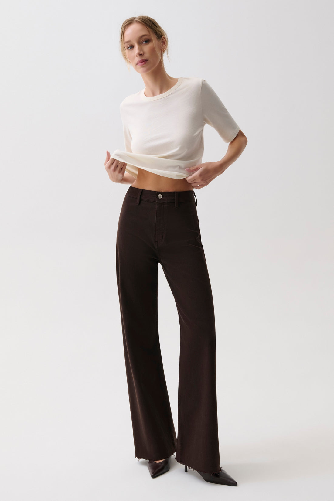PENNY HIGH RISE WIDE LEG JEAN