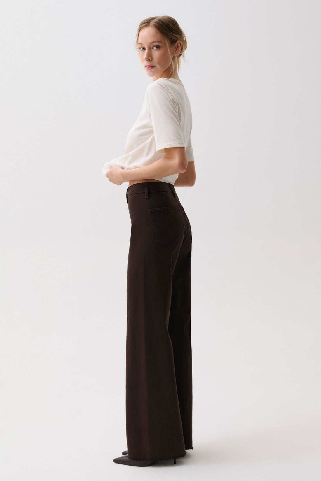 PENNY HIGH RISE WIDE LEG JEAN