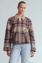 Andrew Jacket
Cropped Plaid, Oversized Cool