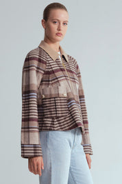 Andrew Jacket
Cropped Plaid, Oversized Cool