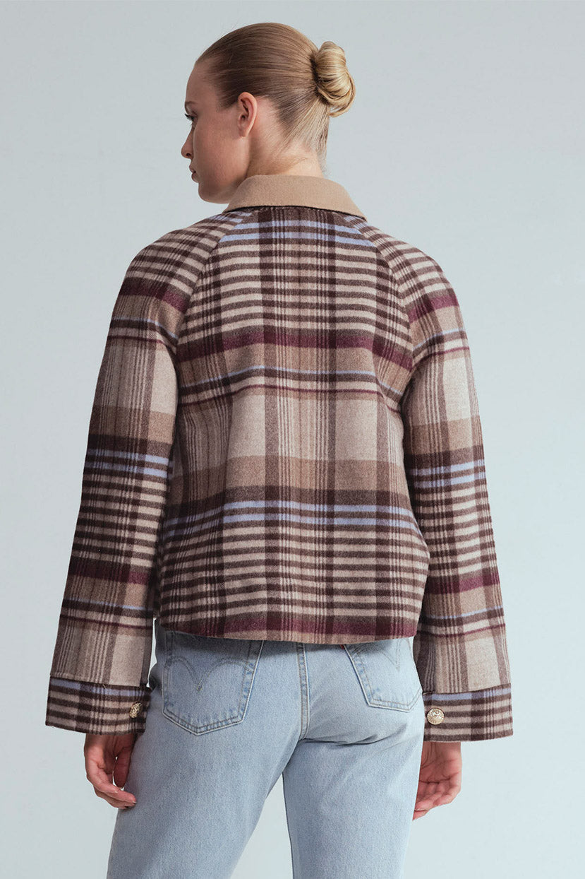 Andrew Jacket
Cropped Plaid, Oversized Cool