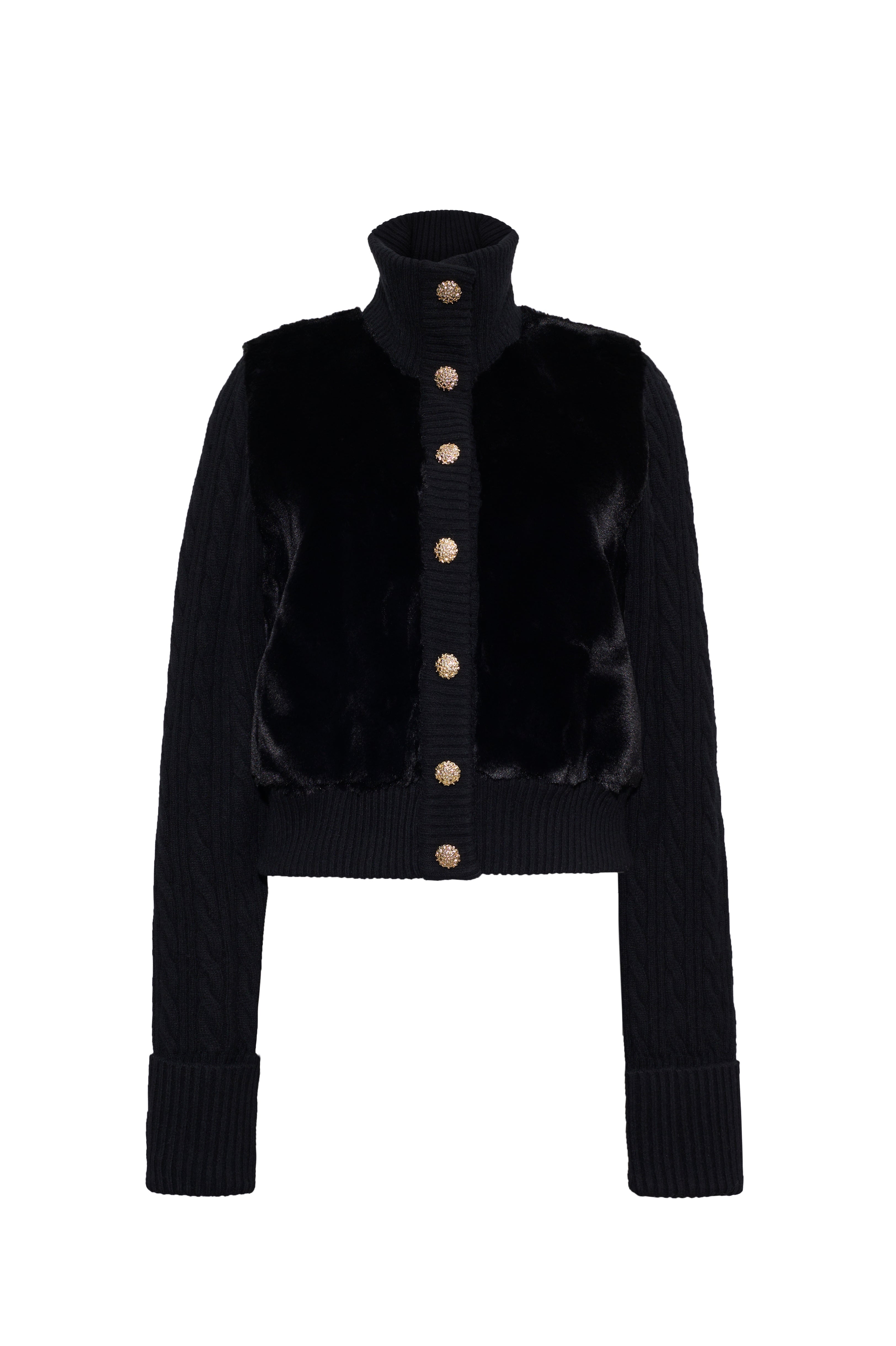 Logan Cardigan
Faux Fur, Cable-knit—Texture, Elevated