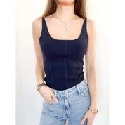 Top w/ Corset Detail