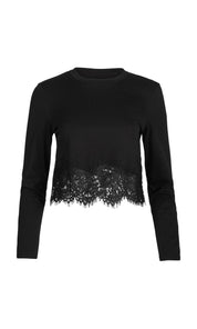 TABITHA LACE COMBO TOP