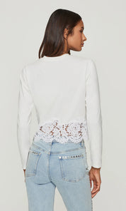 TABITHA LACE COMBO TOP
