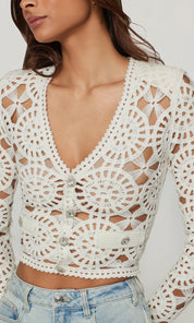 MELODY CROCHET CARDIGAN