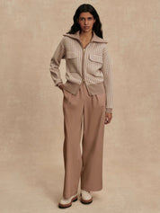 Ablett Jacquard Knit Jacket