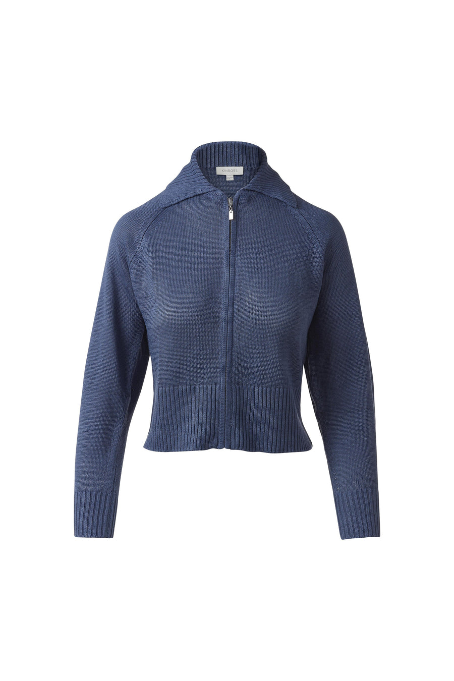 CROP ZIP CARDIGAN